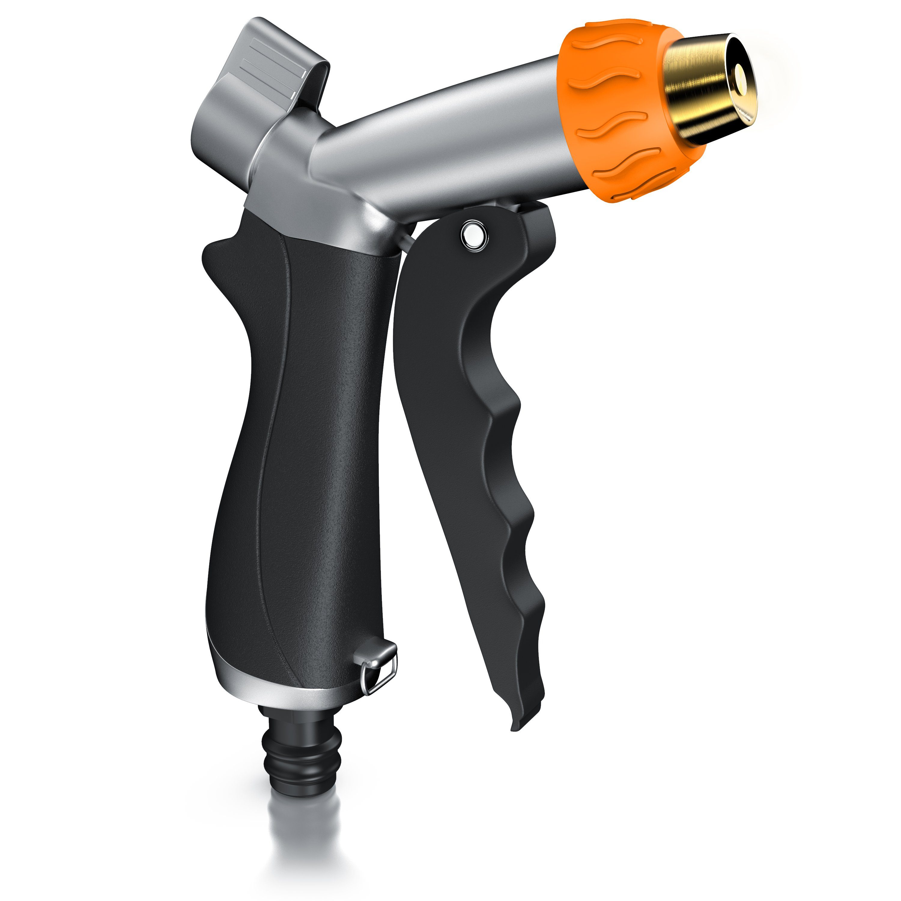 Brandson Multifunktionsbrause Metall Garten Handbrause, Gartenbrause 1/2 Zoll, Pistolengriff, (1-St), mit Messing-Sprühkopf & Schnellkupplung, für Garten, Hof, Autowäsche