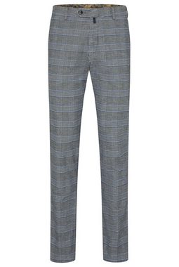 MEYER Chinohose Wool Look "Prince of Wales" Chino