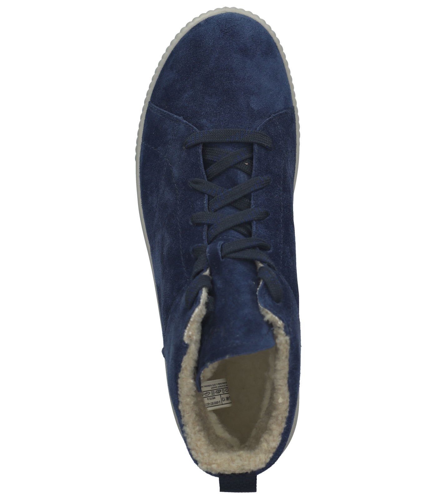 Legero Sneaker Sneaker Dunkelblau Veloursleder