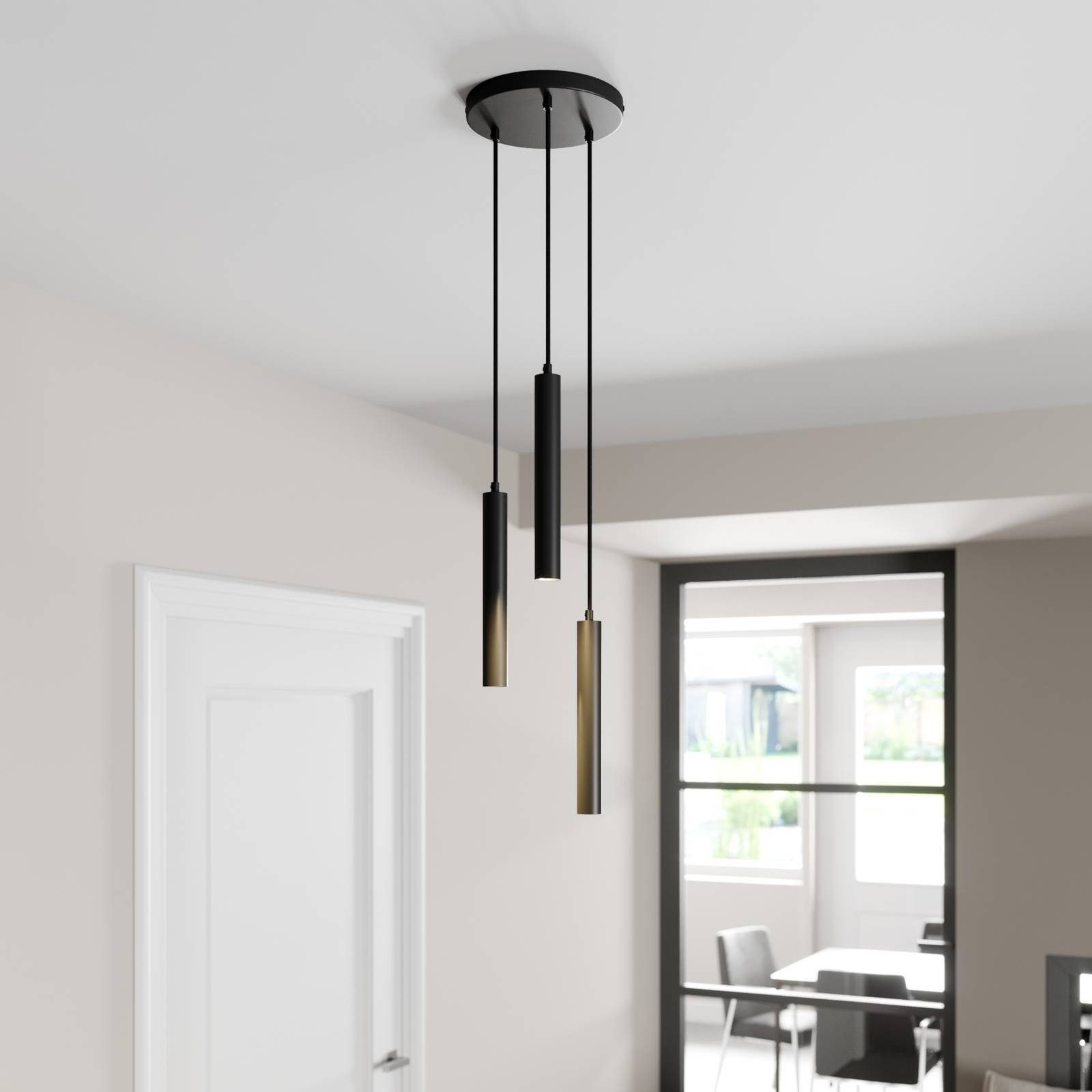 Arcchio Hängeleuchte Franka, 3 x 4 W LED, warmweiß
