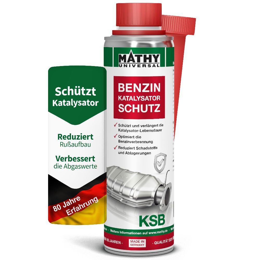 MATHY Benzin-Stabilisator MATHY-KSB Katalysator-Schutz Benzin 250 ml, 0,25 l, (1-St) Pflege + Schutz des Katalysators