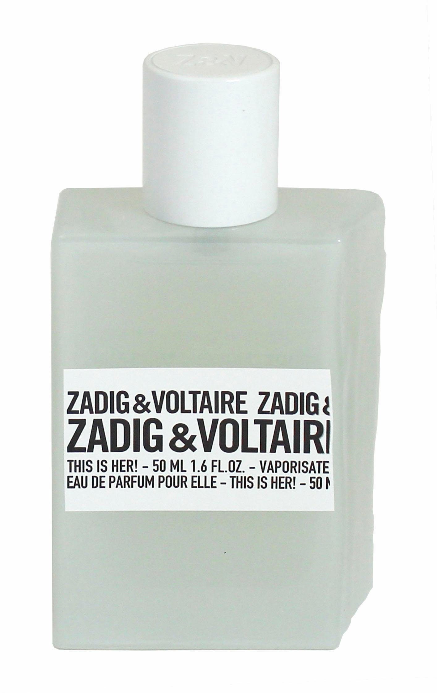 ZADIG & VOLTAIRE Eau de Parfum This Is Her, Glasflakon, Parfüm EDP, Damenduft