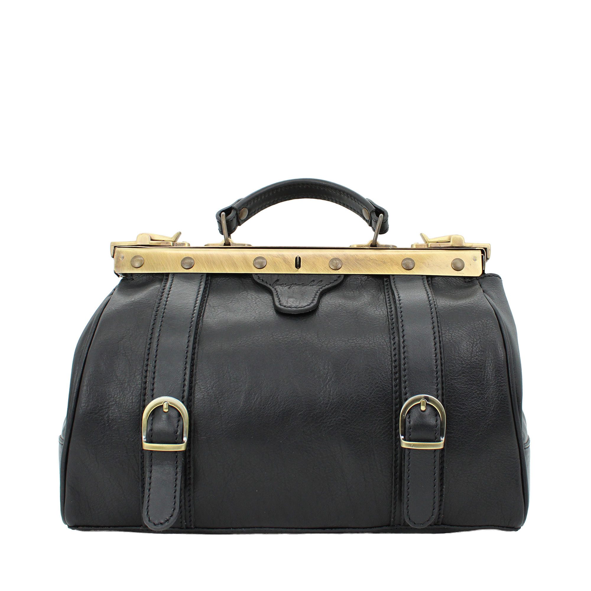 bupell Arzttasche Vico, Hebammentasche Doktortasche aus pflanzlich gegerbtem Leder