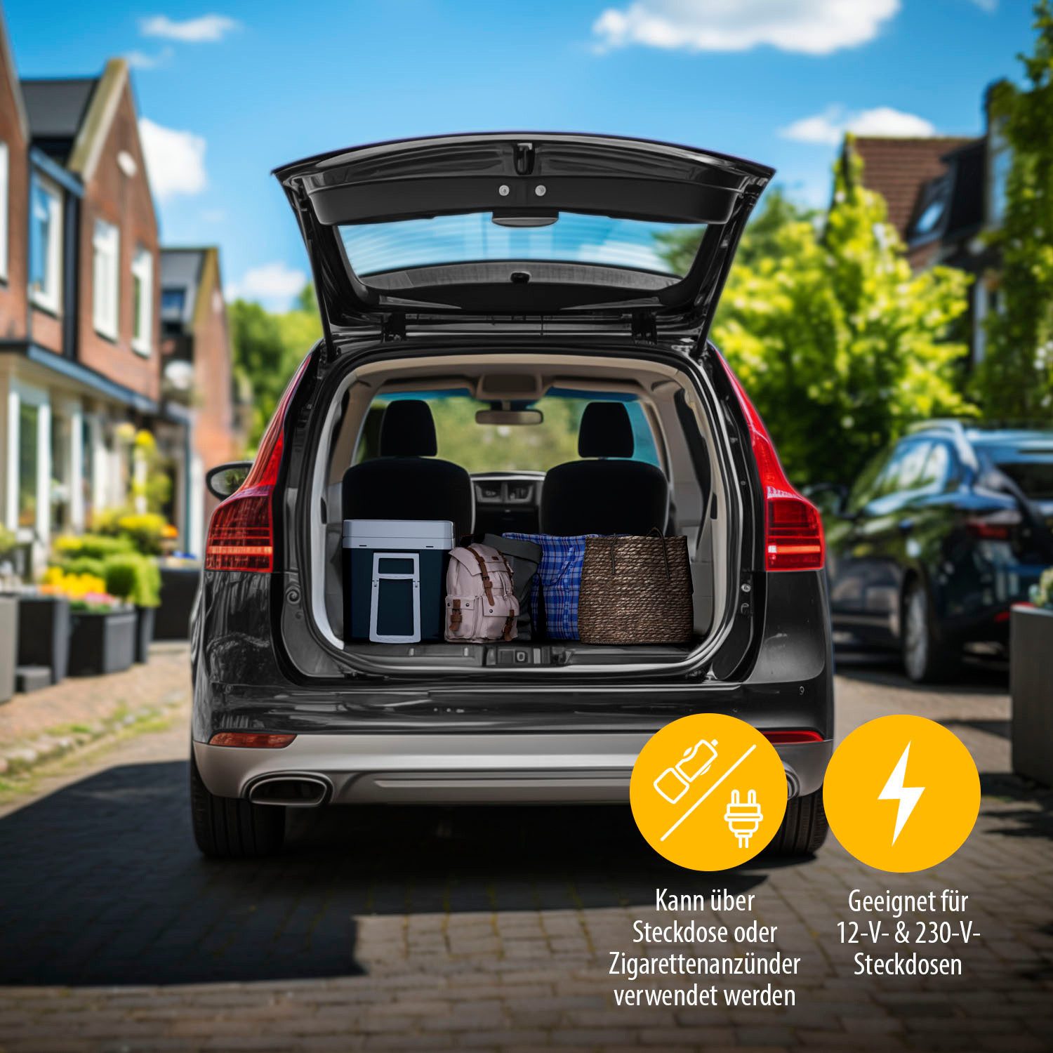 Tristar Elektrische Kühlbox KB-7535, Kühlt bis 18°C unter Umgebungstemperatur, Heizt bis 65°C