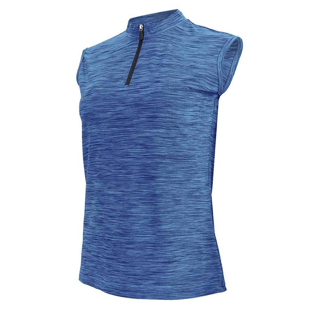 Chiba Funktionsshirt CHIBA Lady Melange Shirt Sleeveless - ärmelloses Radtrikot marine, S