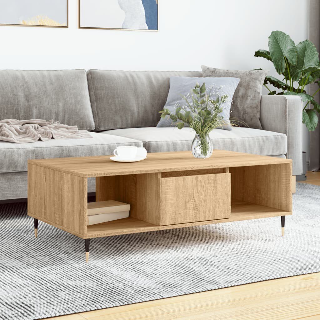 Regulärer Rabatt vidaXL Couchtisch Couchtisch Eiche Holzwerkstoff (1-St) Eiche | Sonoma 104x60x35 cm Sonoma-Eiche Sonoma