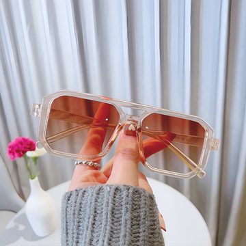 PACIEA Sonnenbrille Polarisiert UV Schutz Rechteckige Vollrand Ultraleicht Damen Herren