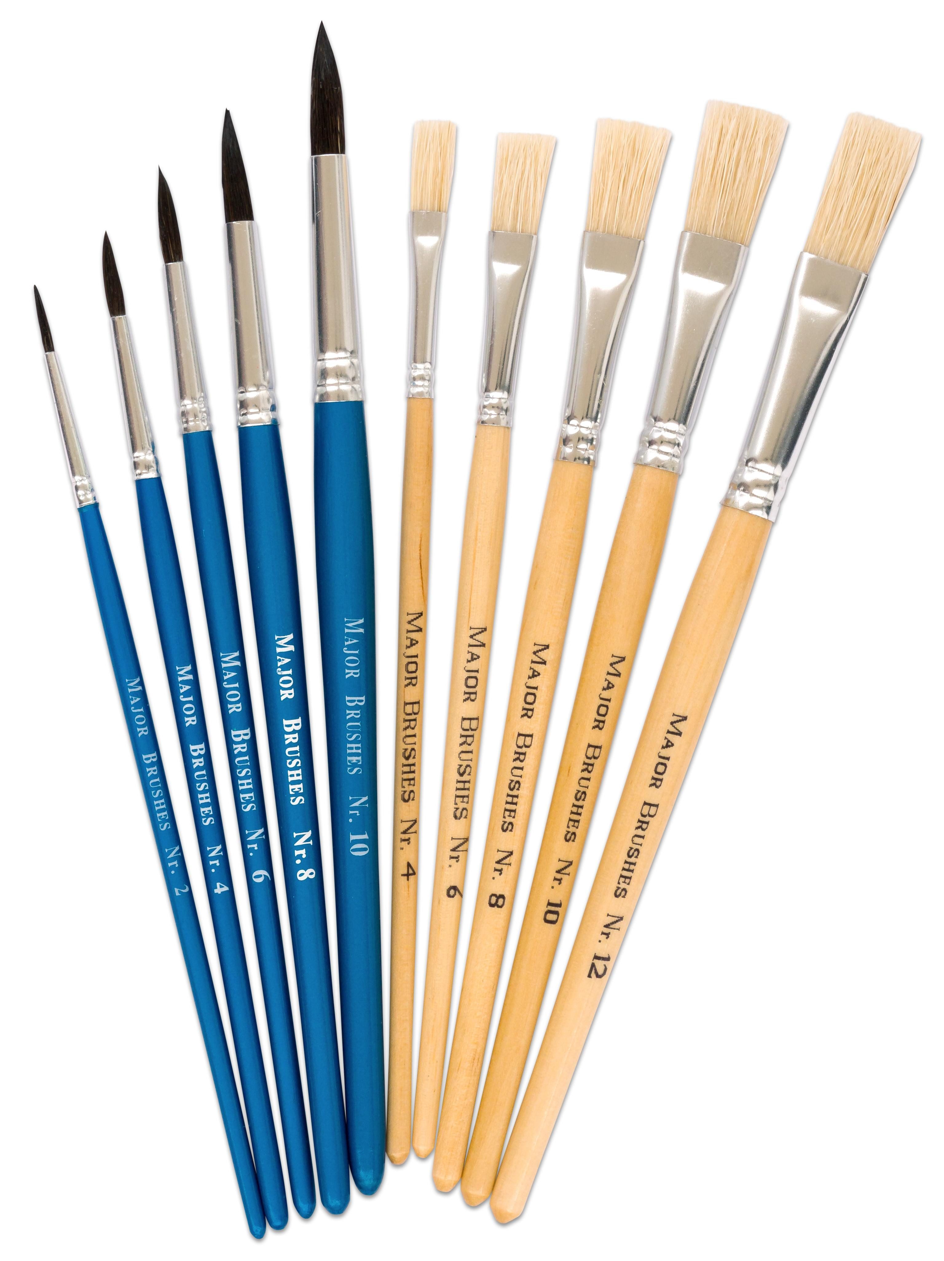 Betzold Malpinsel Pinsel-Set, 10-teilig