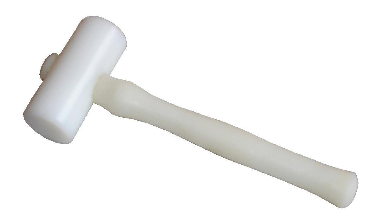 THOR Hammer THOR Super Plastik Hammer, Rund Ø x l 60 x 123 mm, 490 g, mit Plastik Stiel