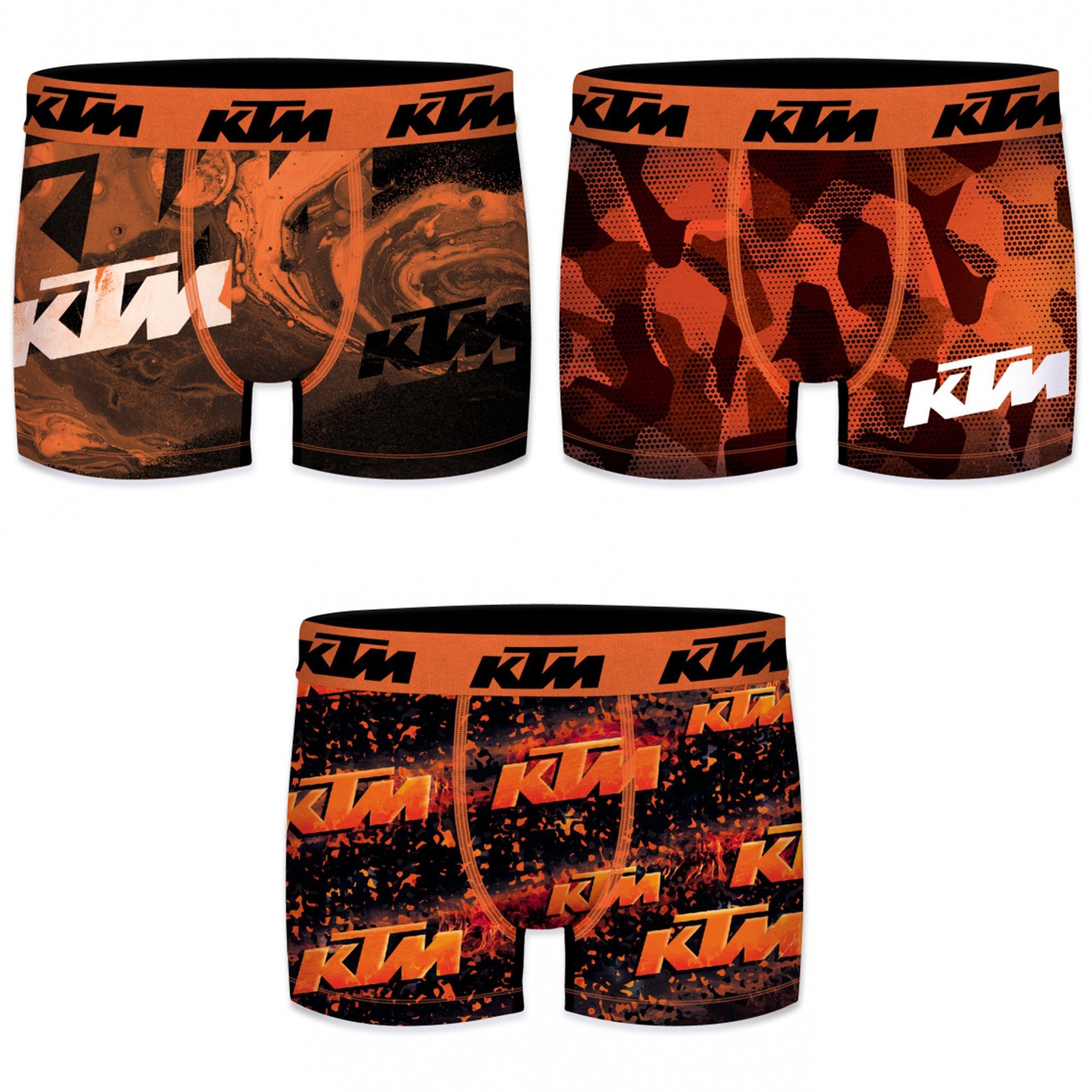 KTM Боксерські чоловічі труси, боксерки Pack X3 Boxer Man Microfibre (3-St)