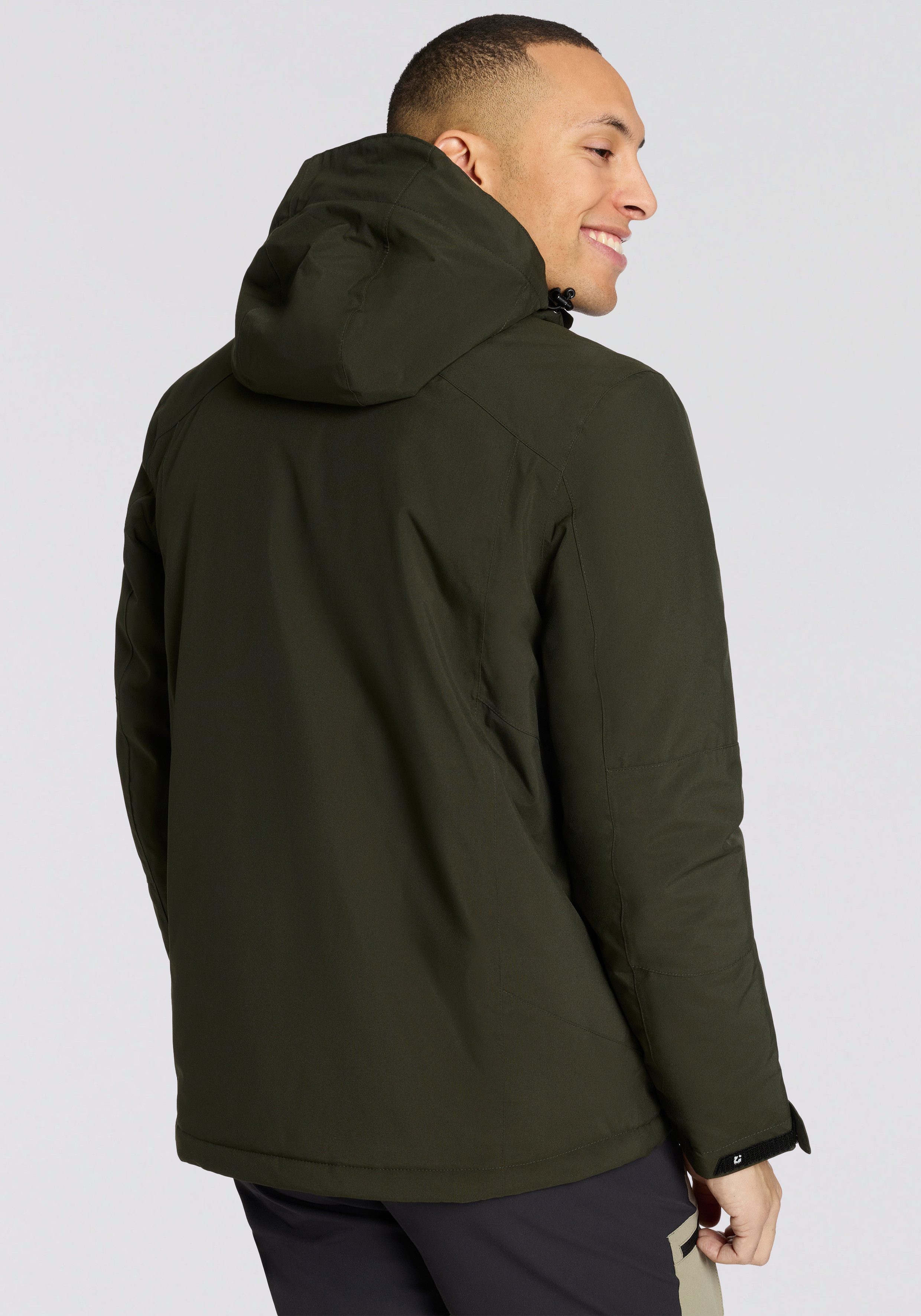 Killtec Outdoorjacke KOW 90 MN JCKT mit verschweißten Nähten, mit verstellbarer und abnehmbarer Kapuze