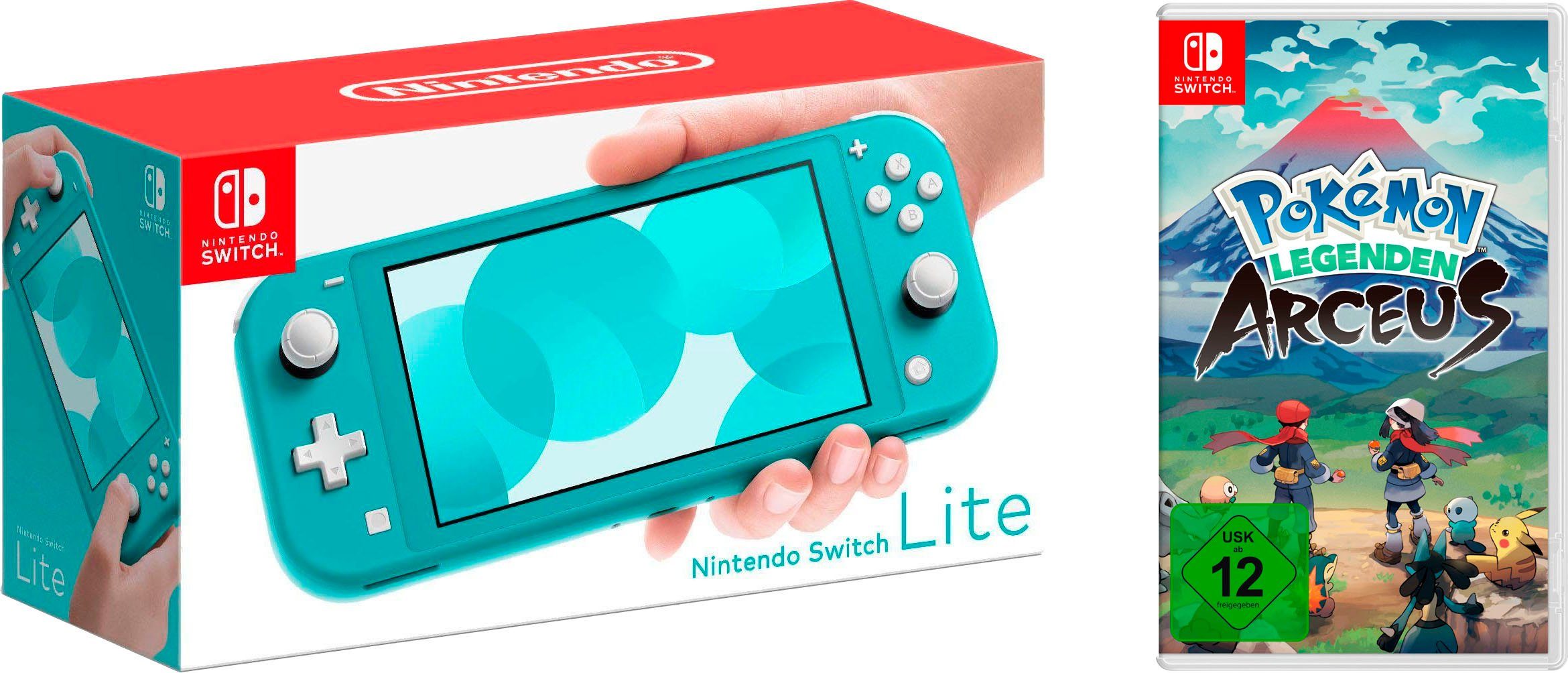 Nintendo Switch Switch Lite, Pokémon Arceus, Nintendo Switch Lite ist das  kompakte Leichtgewicht der Nintendo Switch-Familie