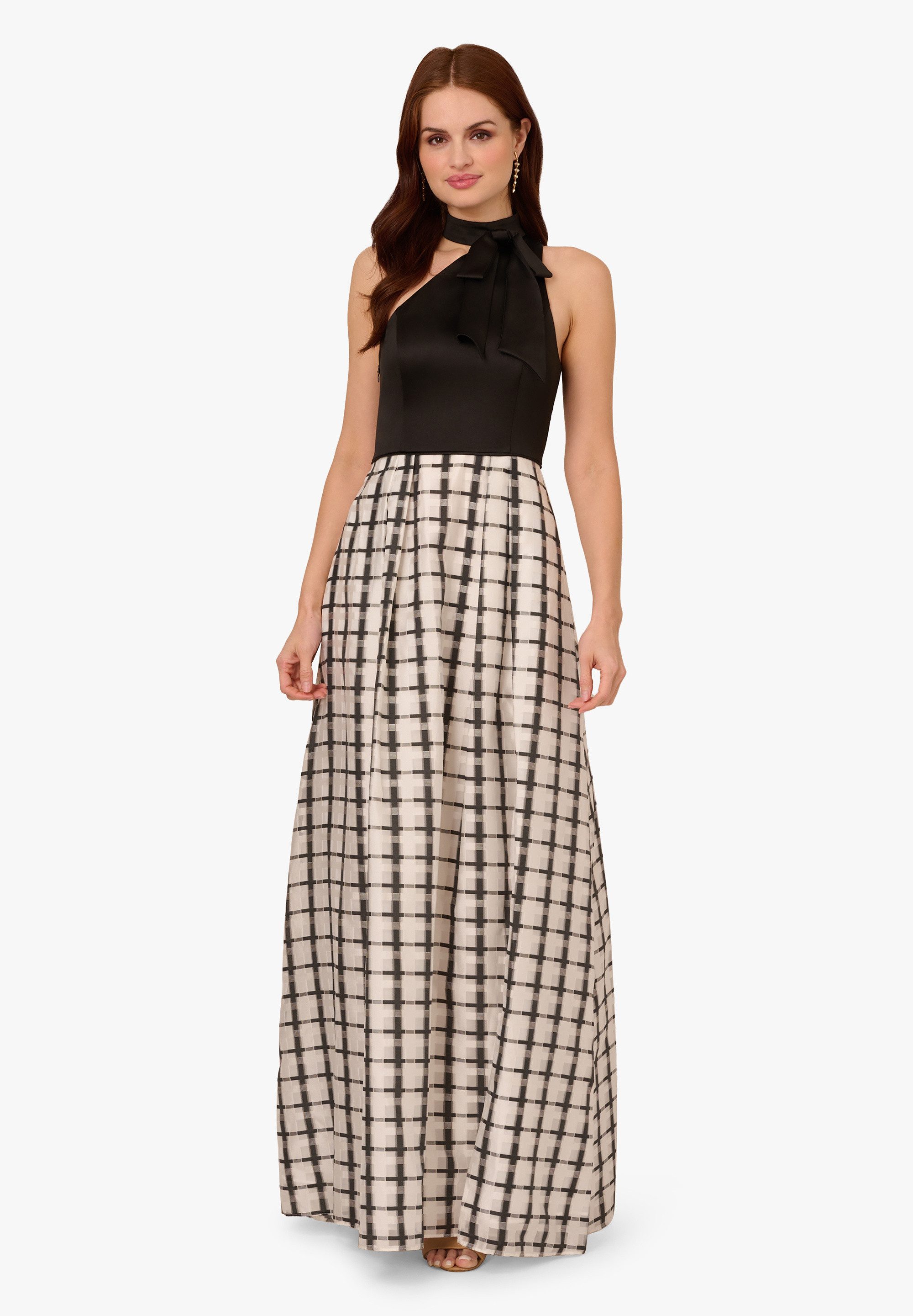 Adrianna Papell Abendkleid Plaid Combo Gown günstig online kaufen