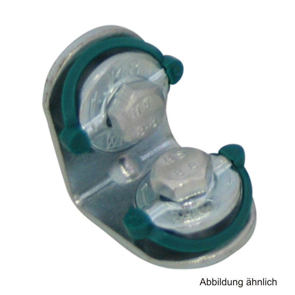 Walraven Rohrschelle BIS RapidRail Schienenverbindungsstück 90°, kurz / kurz vormontiert