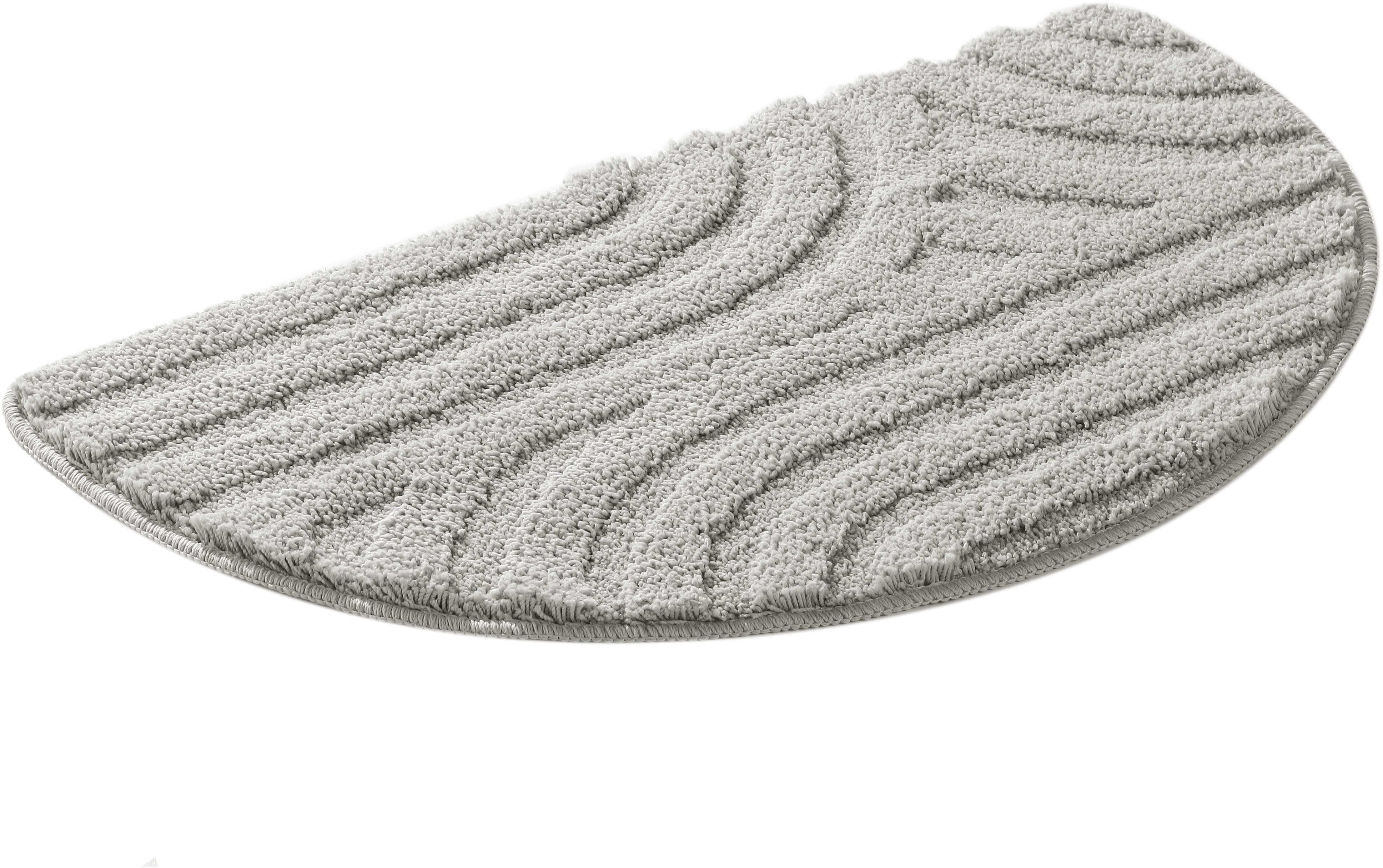 my home Badematte Sanremo Scandi, Badvorleger, Badezimmer Teppich, Duschvor günstig online kaufen