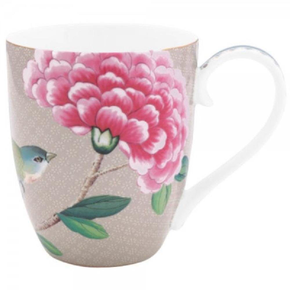 PiP Studio Tasse Henkelbecher Blushing Birds Khaki (XL)