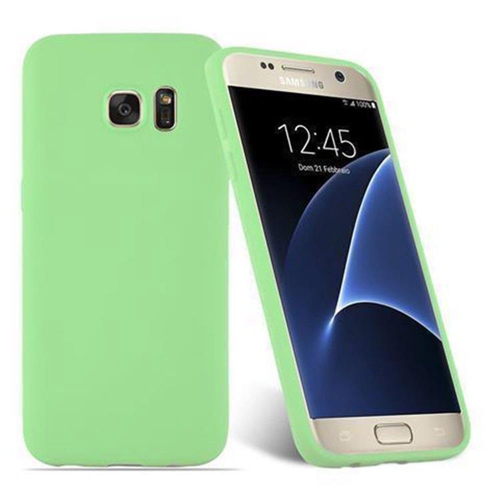 Cadorabo Handyhülle für Samsung Galaxy S7 Hülle Samsung Galaxy S7, Flexible TPU Silikon Handy Schutzhülle - Hülle - ultra slim