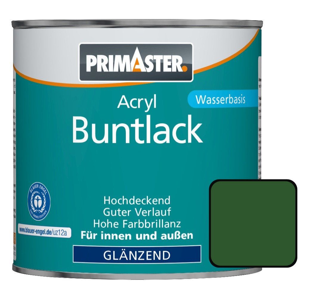 Buntlack Primaster laubgrün Acryl-Buntlack 6002 RAL Acryl Primaster ml 750