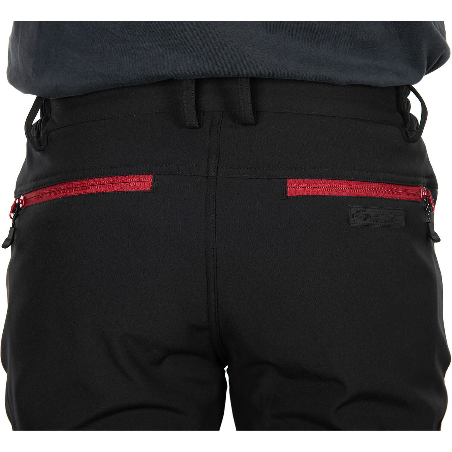 Fox Rage Jogginghose Fox Rage Pro Series Soft Shell Hose Anglerhose Schwarz
