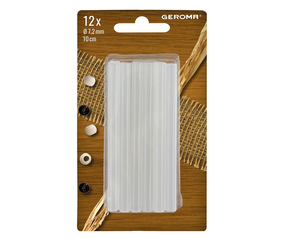 Rodermund Heißklebepistole Heißklebesticks 7,2 x 100 mm, 12 Stück