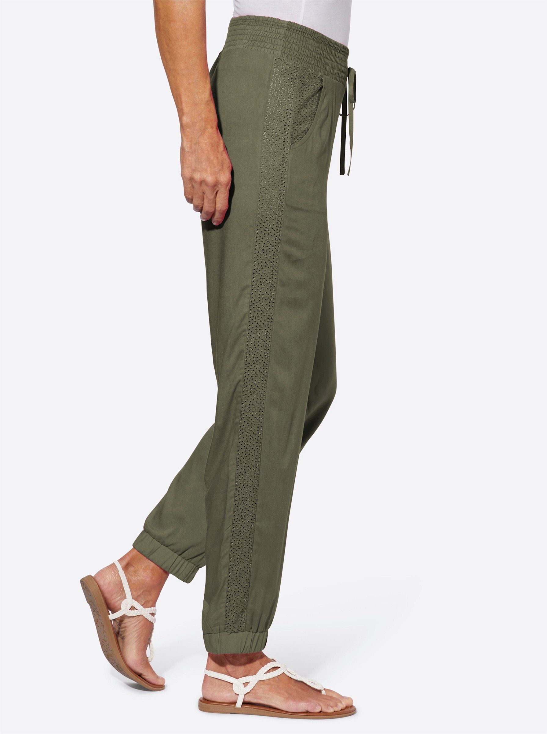 Sieh an! Jerseyhose Schlupfhose Innenbeinlänge ca. günstig online kaufen