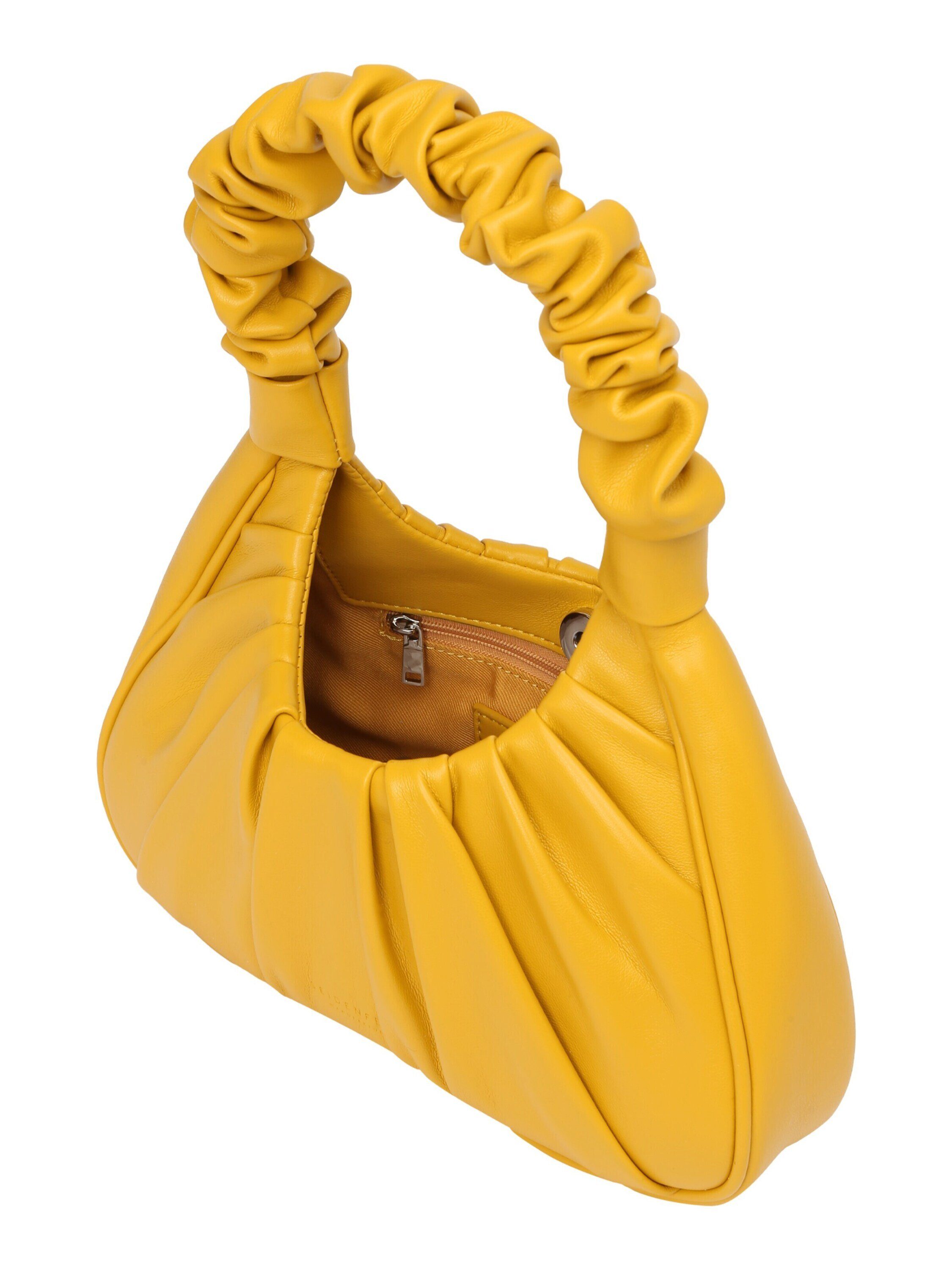 Golden Handtasche Yellow Seidenfelt (1-tlg) Elnes Manufaktur