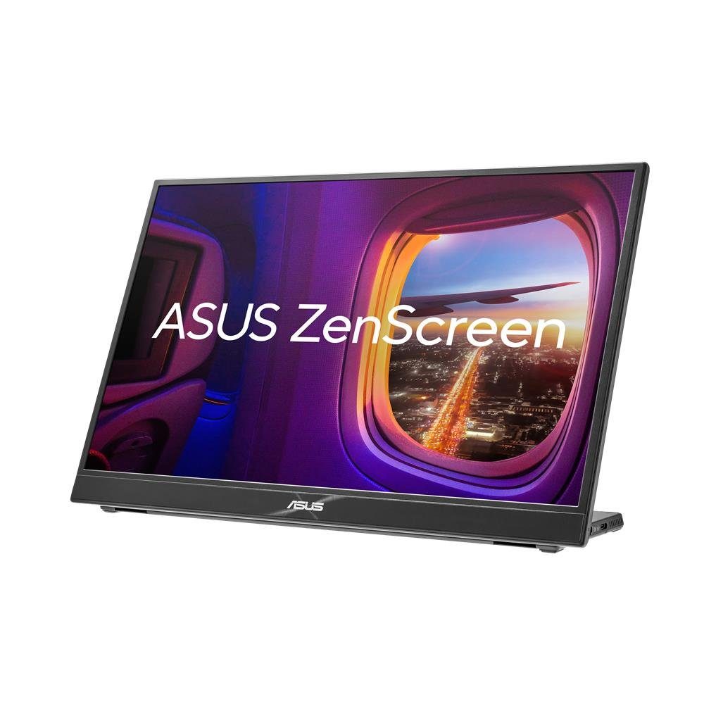 Asus ZenScreen MB16QHG Portabler Monitor (40,60 cm/16 ", 2560 x 1600 px, WQXGA, 5 ms Reaktionszeit, 120 Hz, IPS, DisplayHDR 400, Stativ, USB Typ-C, HDMI, Flicker Free, Low Blue Light)