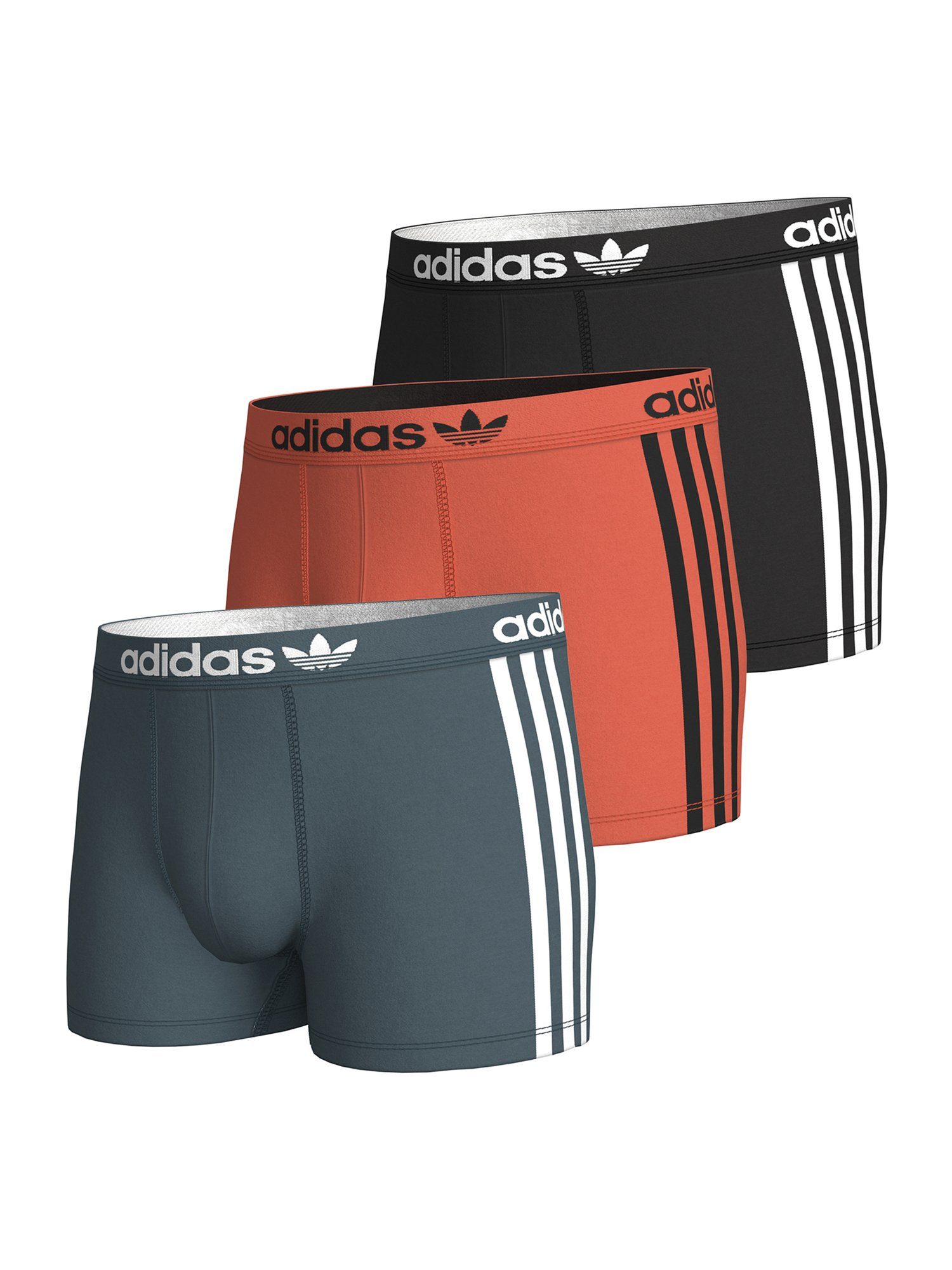 adidas Originals Trunk Comfort Flex Cotton 3 Stripes (3-St) unterhose männer boxershort