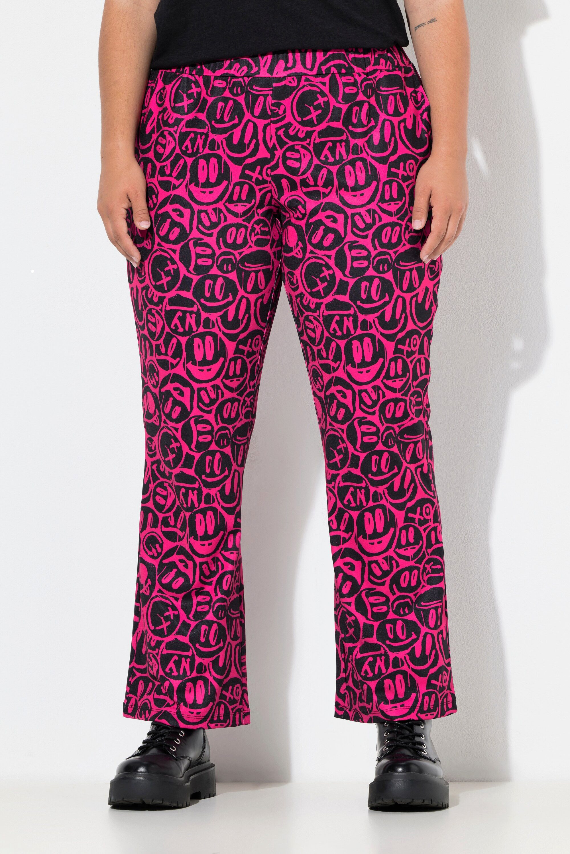 Angel of Style Schlupfhose Hose Schlag Scubajersey Smileys günstig online kaufen