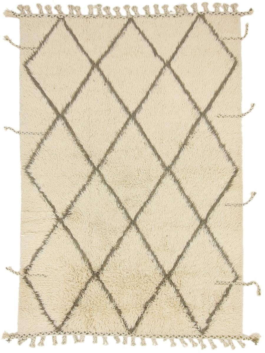Orientteppich Berber Maroccan Design 163x237 Handgeknüpfter Moderner Orientteppich, Nain Trading, rechteckig, Höhe: 25 mm