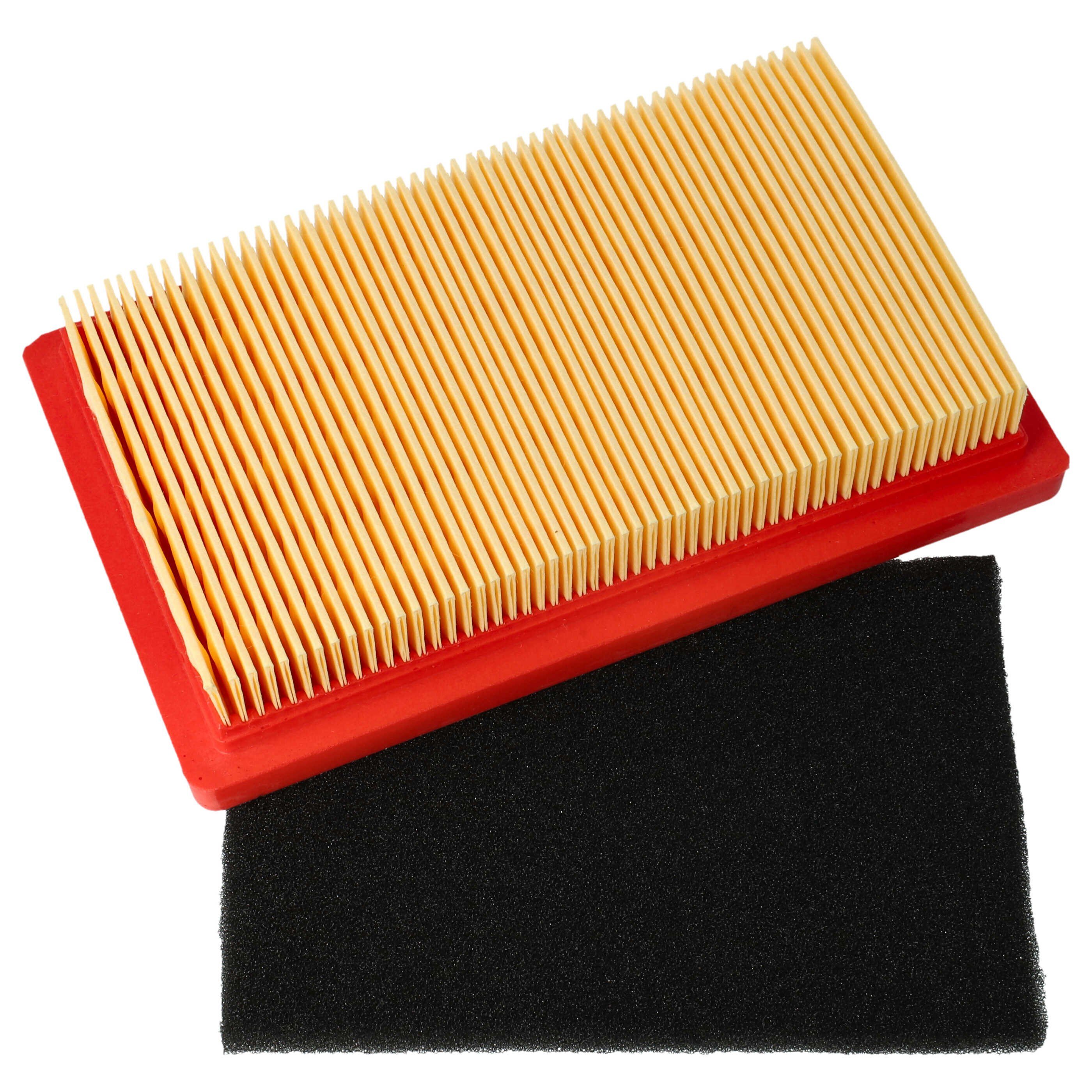 vhbw Ersatzfilter passend für Brast BRB-RM-20196 Rasenmäher, Zubehör für Brast BRB-RM-20196