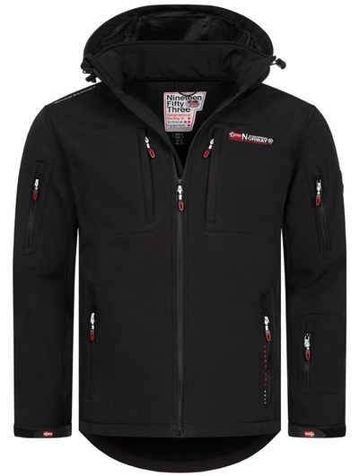 Geographical Norway Softshelljacke Herren Frühlings Jacke Softshell Jacke Outdoor Regen Übergangs Jacke