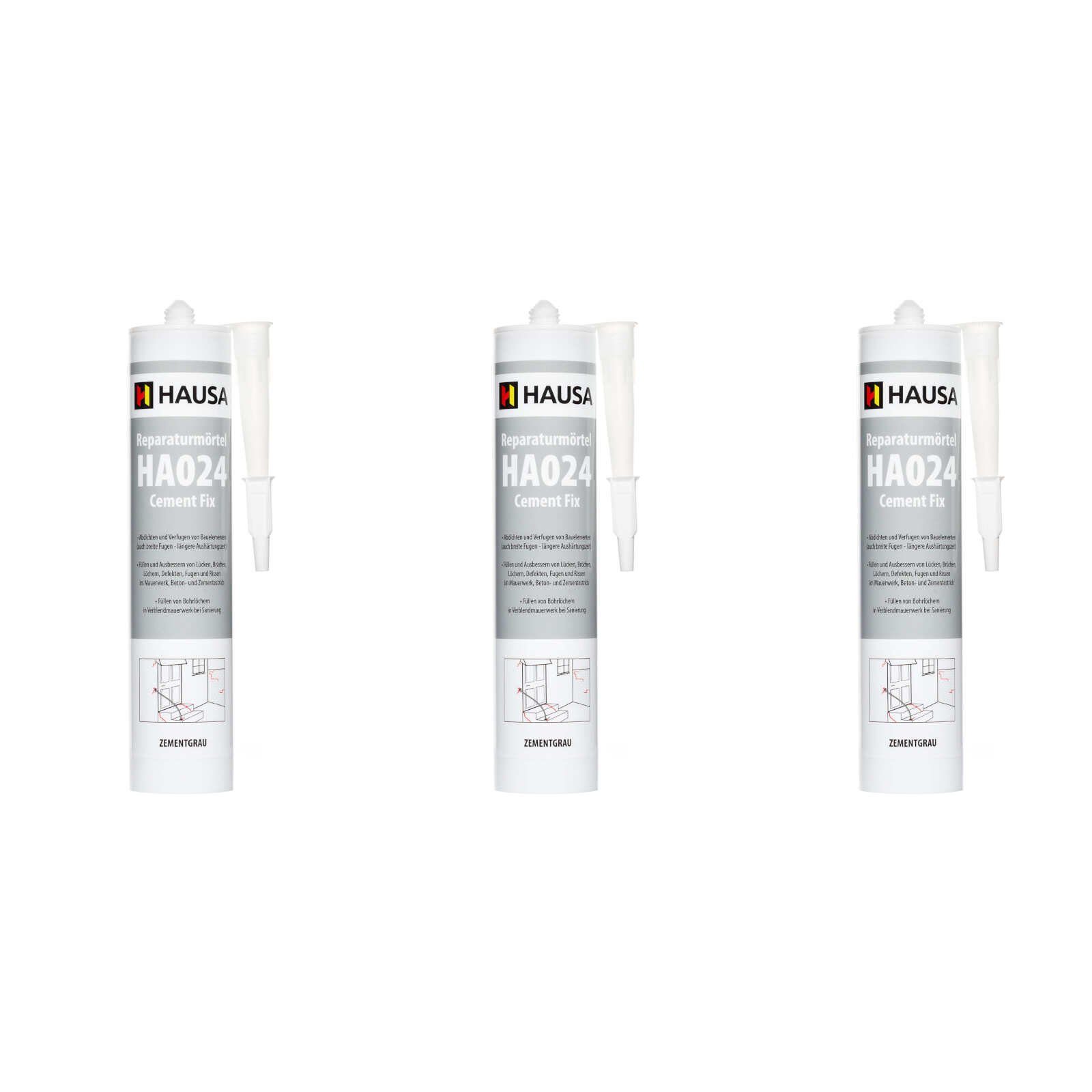 Hausa Reparaturmasse HA024, Reparaturmörtel Cement Fix, günstig online kaufen