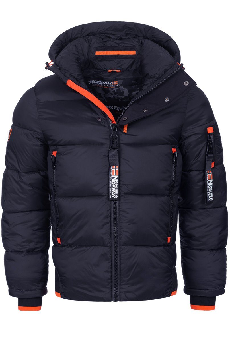 Geographical Norway Steppjacke Herren Winter Jacke warm gefüttert Parka Steppjacke Outdoor gesteppt