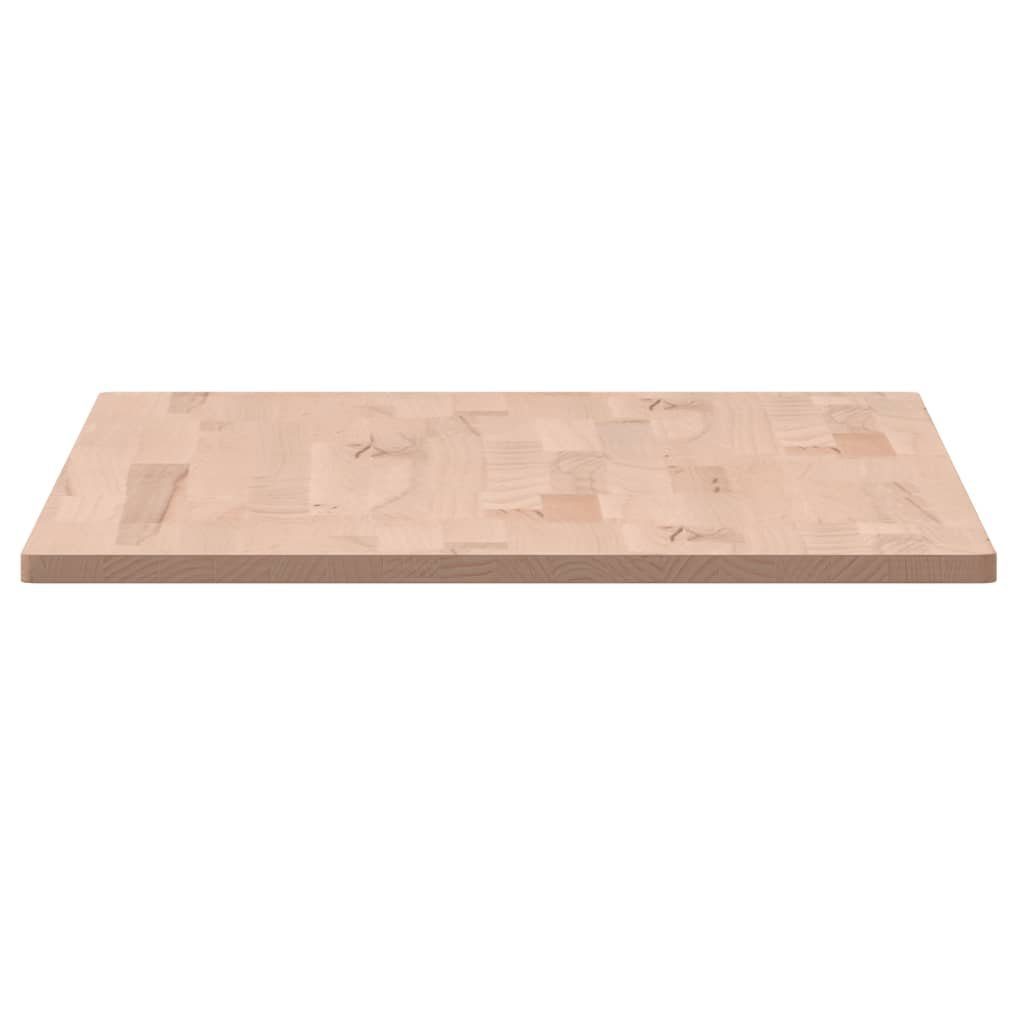 furnicato Tischplatte 80x40x1,5 Buche Rechteckig cm Massivholz