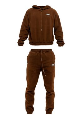 Tom Barron Trainingsanzug Lässiger Oversize-Fleece-Trainingsanzug, mit modernem Design