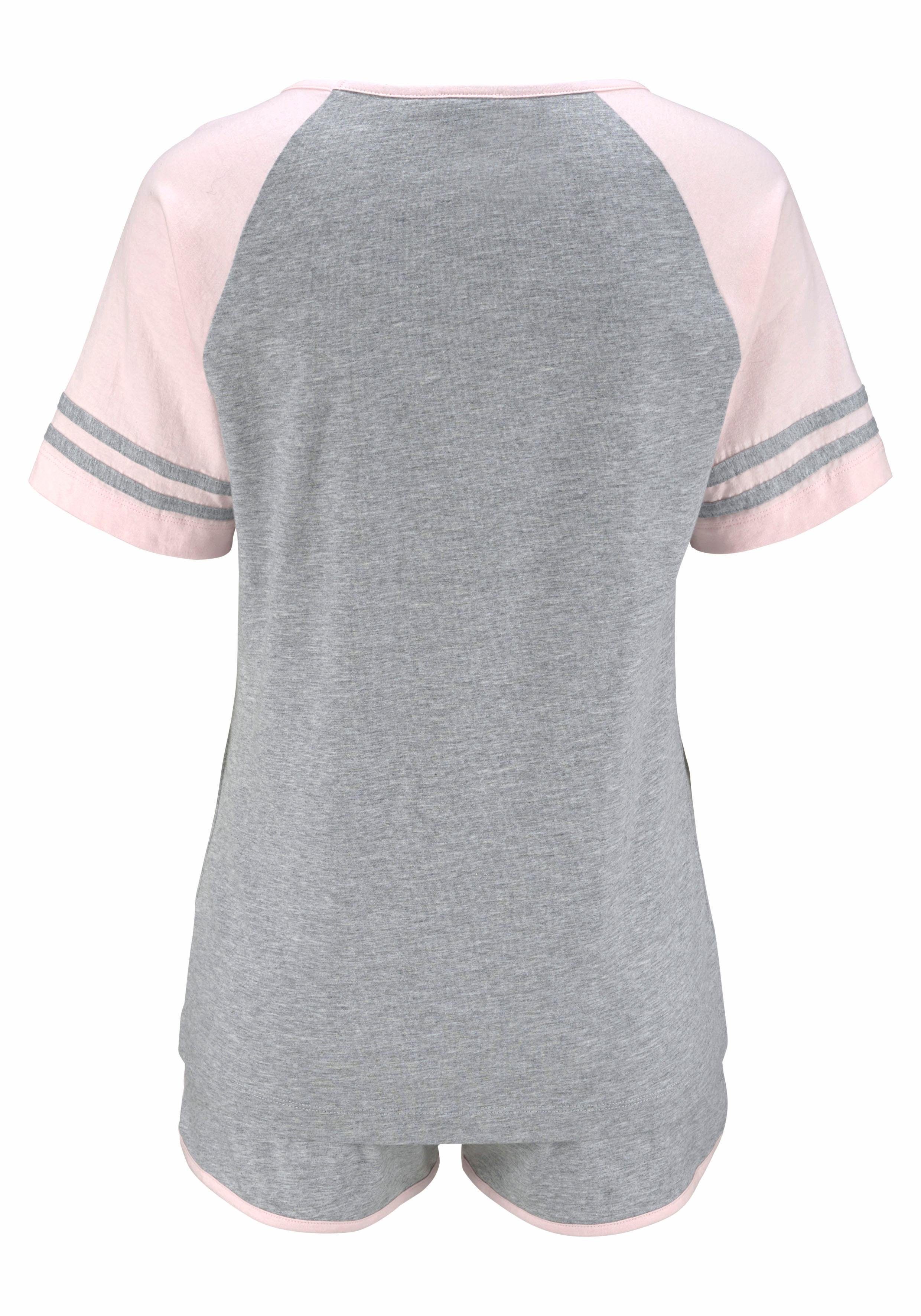 Arizona Shorty (Set, 2 tlg) mit Raglanärmeln