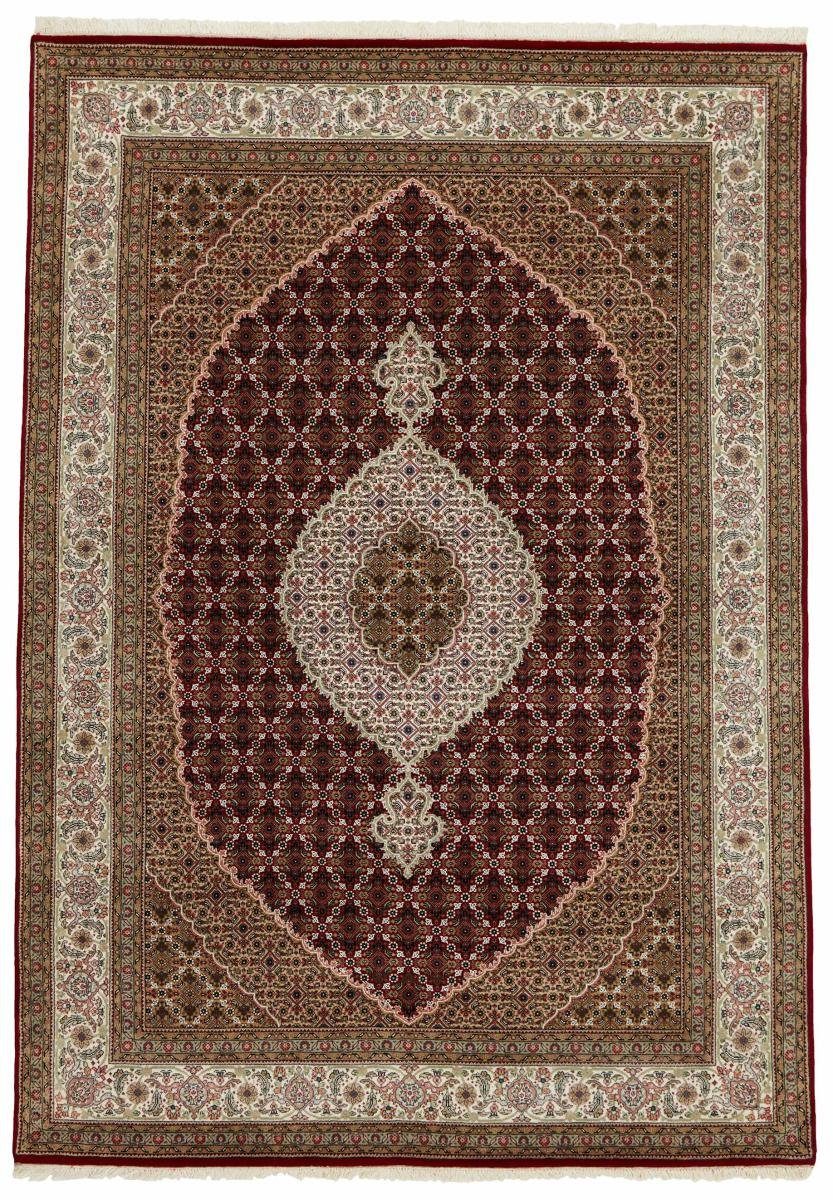 Orientteppich Indo Täbriz Royal 169x242 Handgeknüpfter Orientteppich, Nain Trading, rechteckig, Höhe: 12 mm