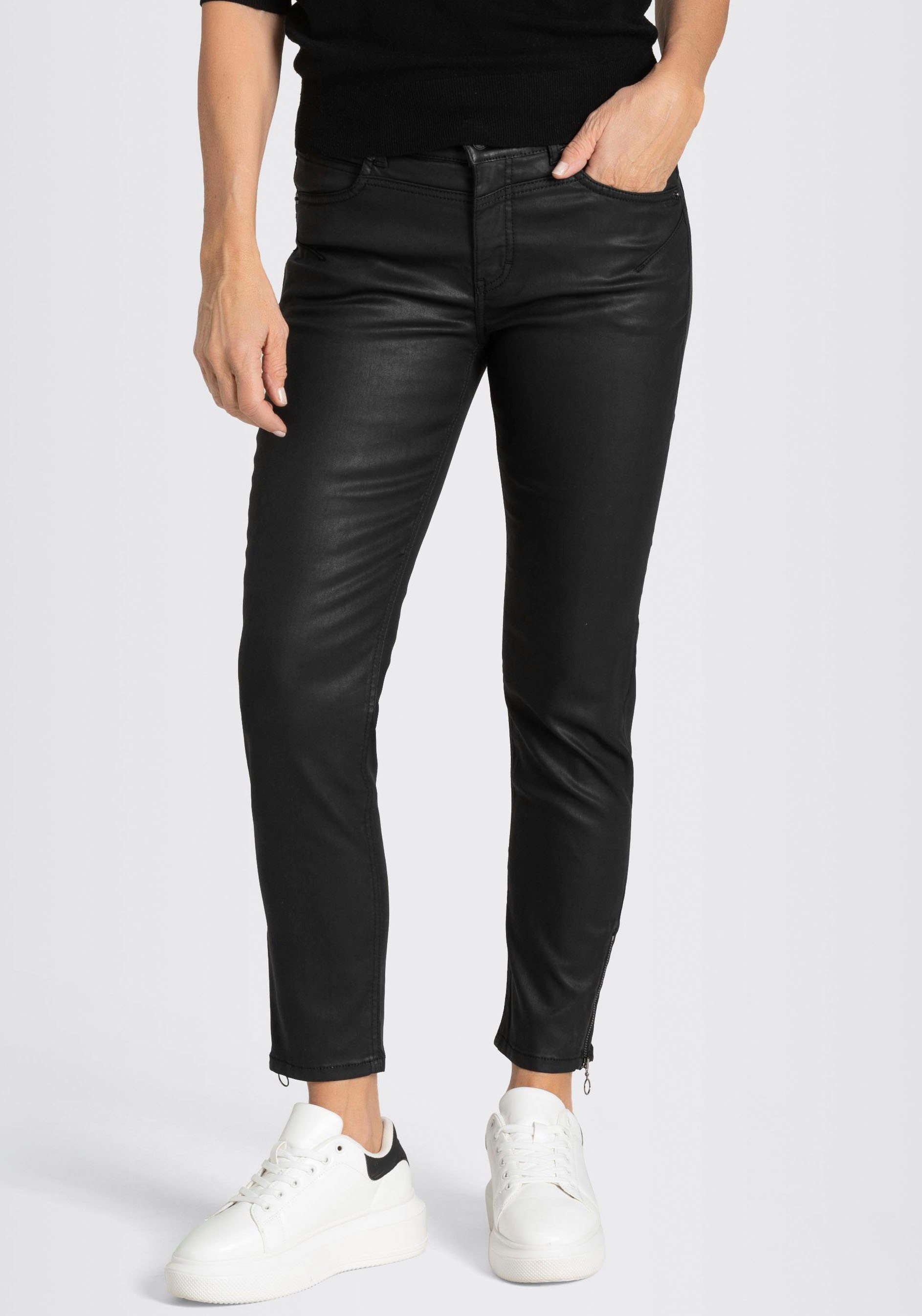 MAC Kunstlederhosen für Damen online kaufen | OTTO | Straight-Fit Jeans