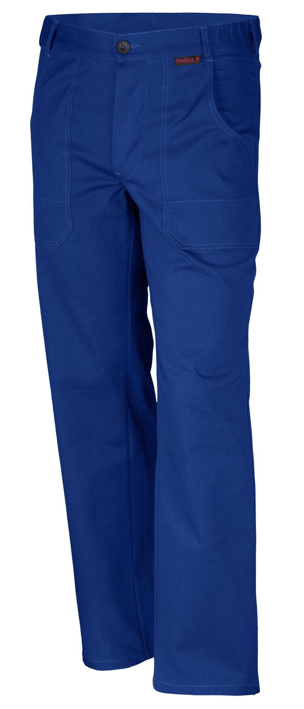 Qualitex Workwear Arbeitsbundhose favorite Arbeitshose aus pflegeleichter Baumwolle (Bundhose BW 320 g) (1-tlg) strapazierfähige Werkstatthose mit 4 Taschen - Blickdicht - Waschbar