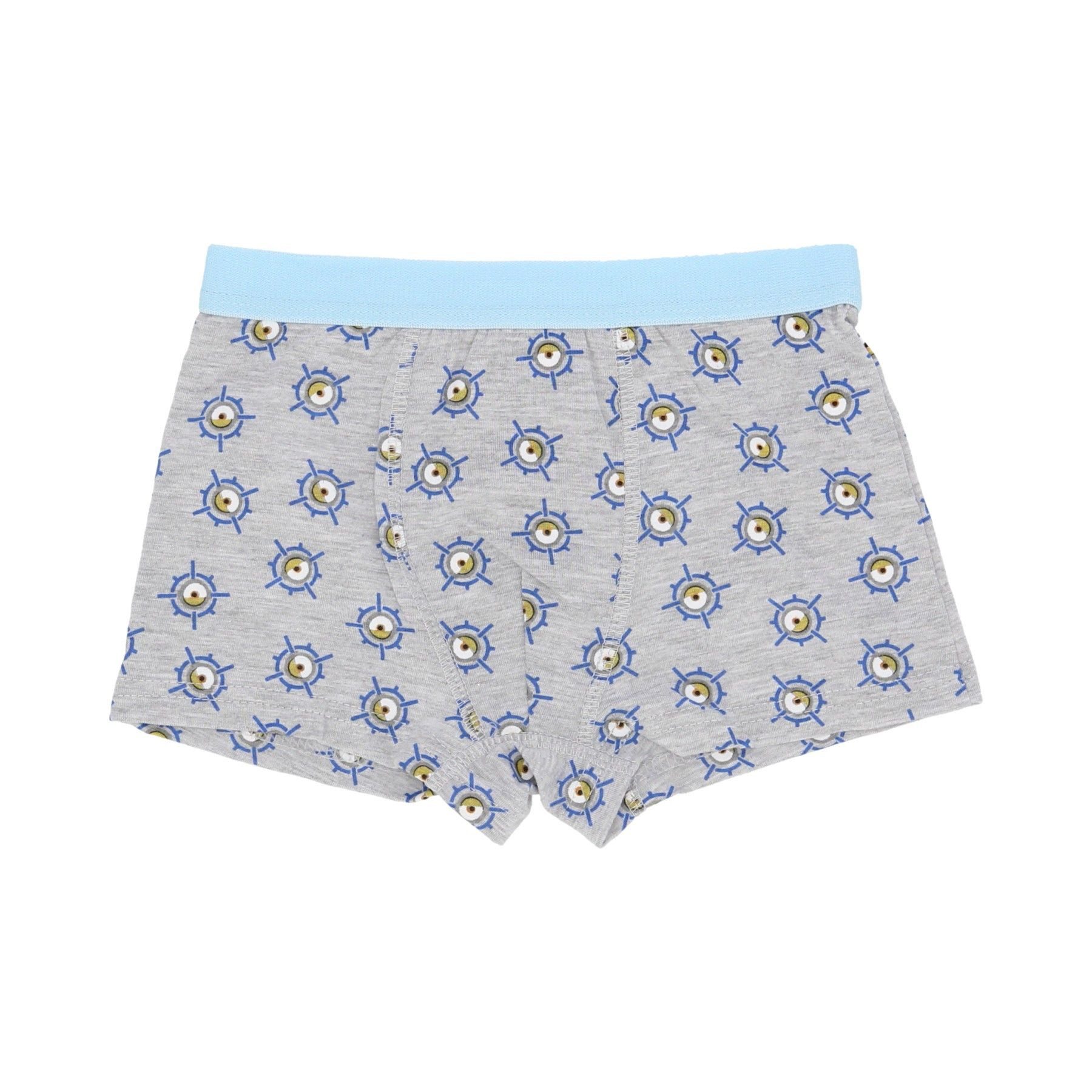 Minions Boxershorts Boxershorts 2er-Pack – Bequeme Baumwoll-Unterwäsche für Kinder