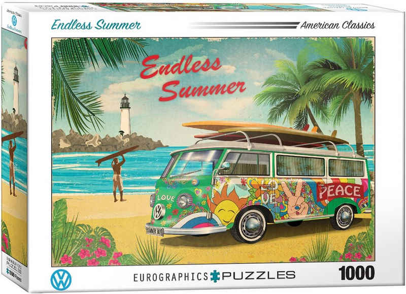 EUROGRAPHICS Puzzle EuroGraphics 6000-5619 VW Endless Summer Puzzle, 1000 Puzzleteile