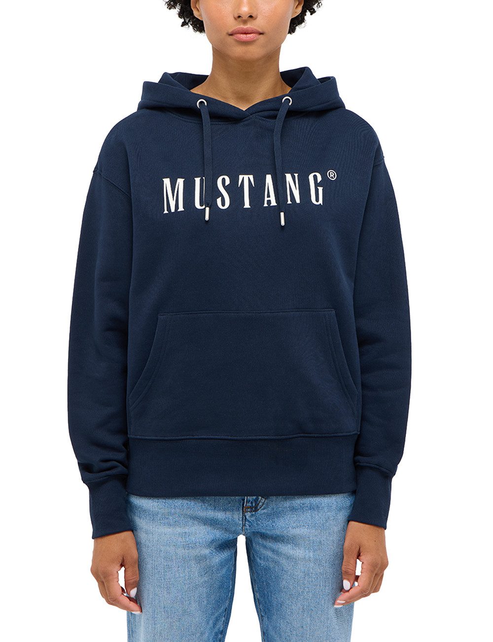 MUSTANG Sweatshirt Style Margo mit Logo Print