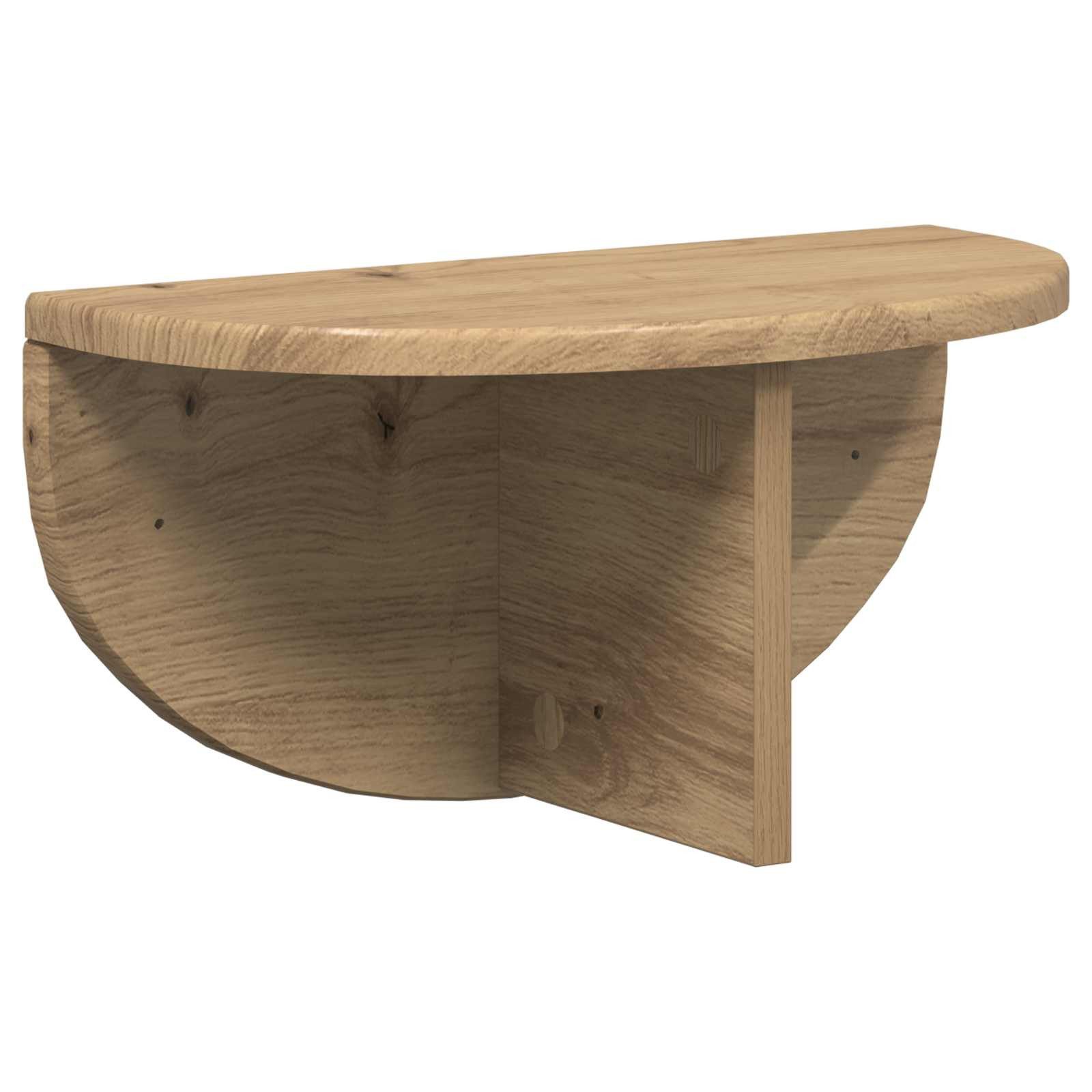 vidaXL Regal Wandregal Artisan-Eiche 38 x 19 x 19 cm Holzwerkstoff, 1-tlg. günstig online kaufen