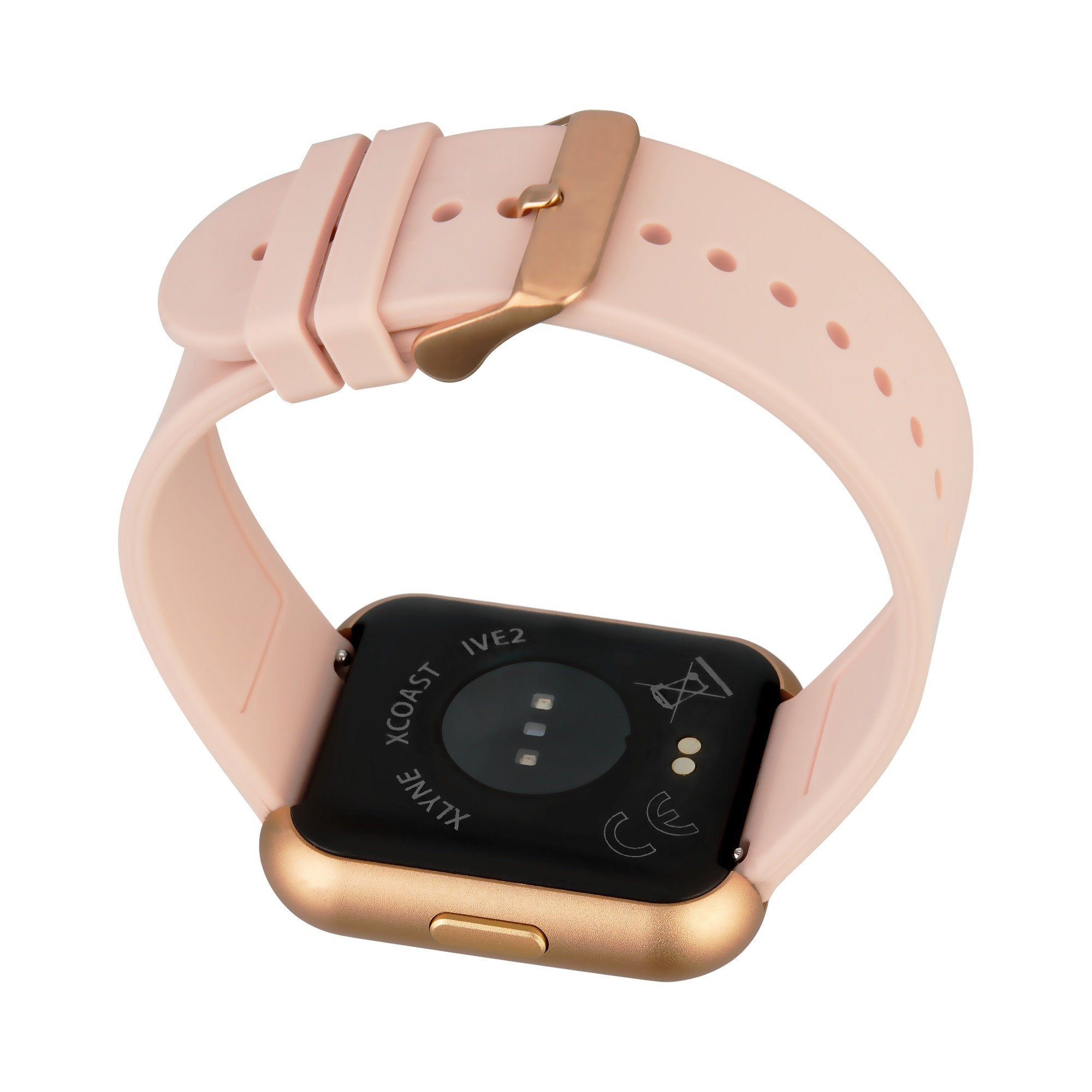 XCOAST IVE-2 Fitnesstracker und Puls, Sportmodi 8.2 rosa 21 rose / verschiedene Nachrichtenanzeige, 70 Ziffernblätter, iOS oder neuer) neuer (BxLxH: cm, Smartwatch 2,6x3,2x10,9 oder Herzfrequenz, | 4.4 Blutdruck, Blutsauerstoff, Android