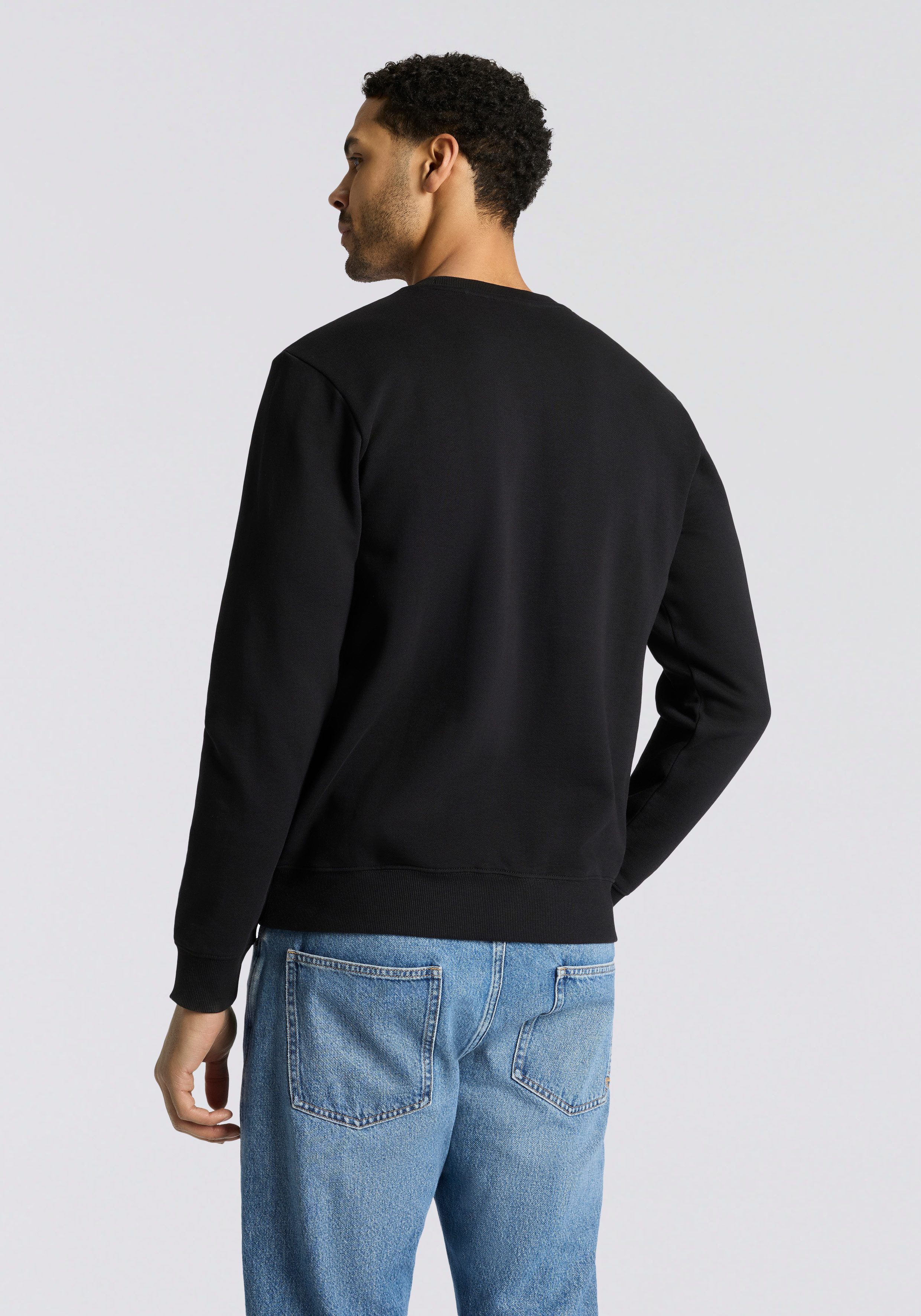 HUGO Sweatshirt Dem Rundhalsausschnitt, Regular Fit, HUGO Druck
