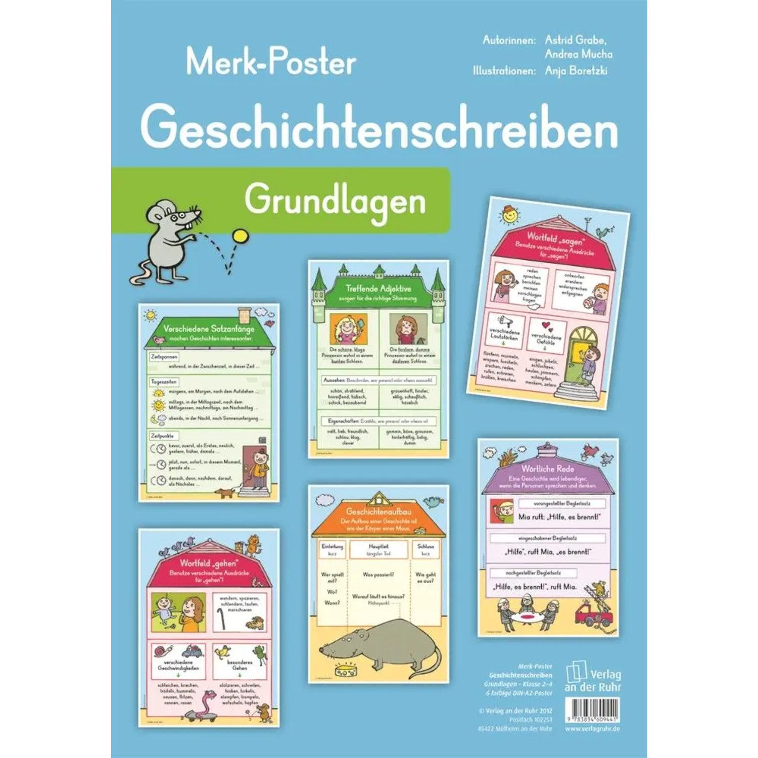 Verlag an der Ruhr Poster Merk-Poster: Geschichtenschreiben - Grundlagen