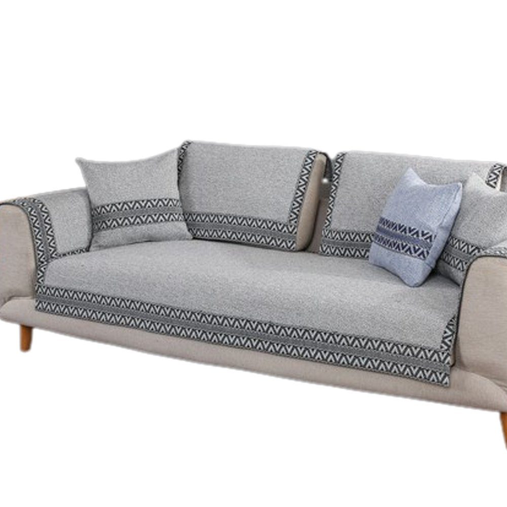 Sofahusse Sofabezug Überwurf Baumwolle Anti-rutsch Schmutzabweisend 70x150cm, FELIXLEO