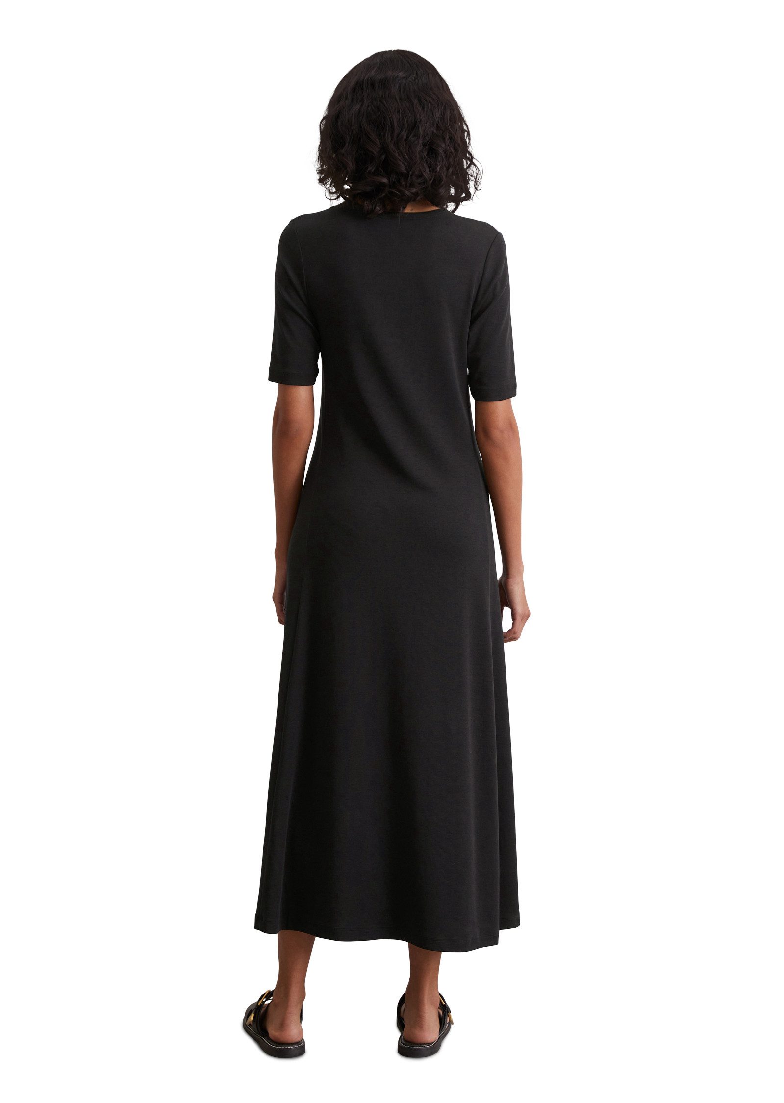 Marc O'Polo Maxikleid in feiner Ripp-Qualität, schlicht, zeitlos, Rock in A günstig online kaufen