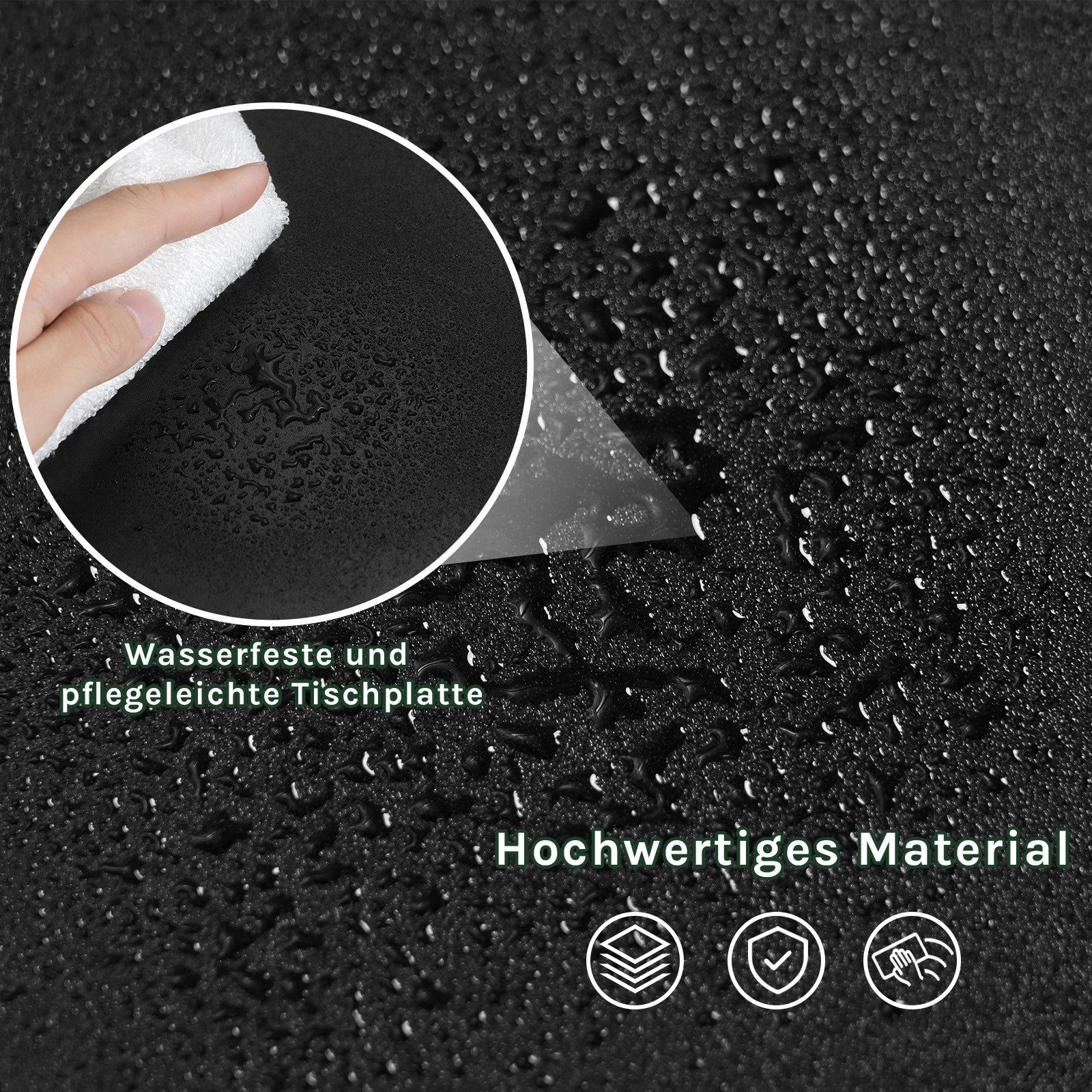 Woltu Bartisch (1-St), mit 1 Schublade 3 Ablagen, Küchentisch mit Weinregal